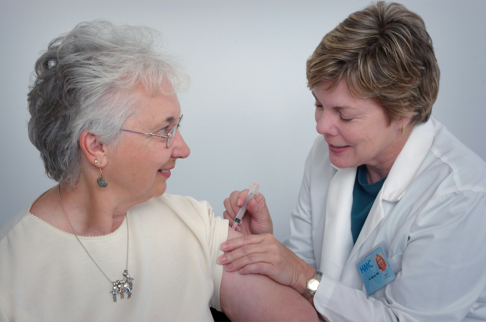Caregiver supporting a client